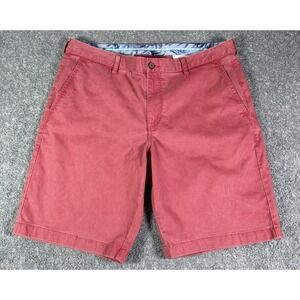 Tommy Bahama Chino Shorts Mens 36 Red Coral Boracay Stretch Island Casual 10"